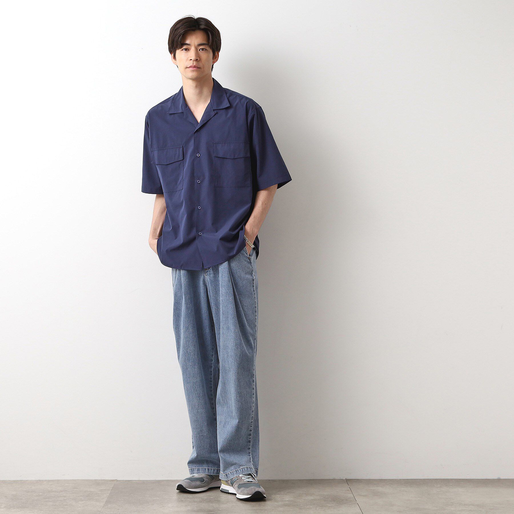 THE SHOP TK「ツータックワイドデニムパンツ」|その他|