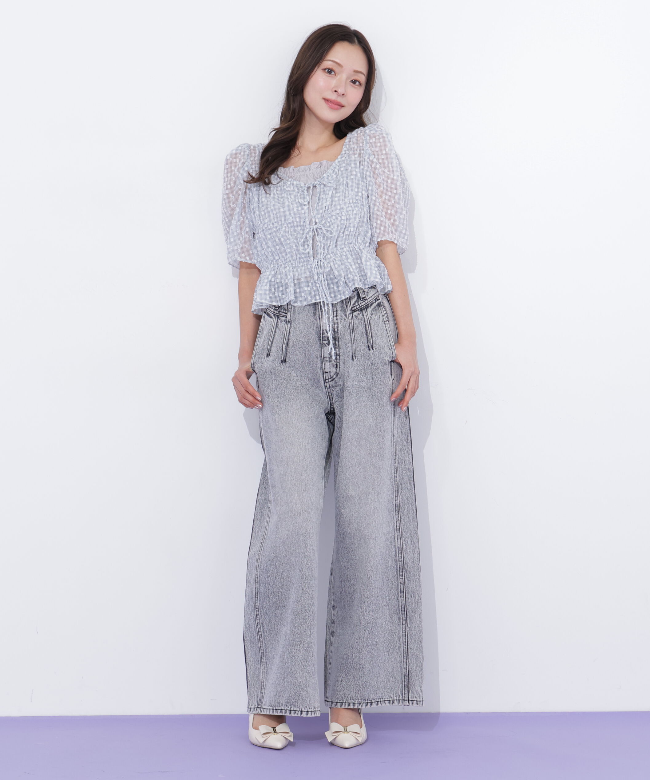  「シャーリングボレロアンサンブル」|シャツ・ブラウス|