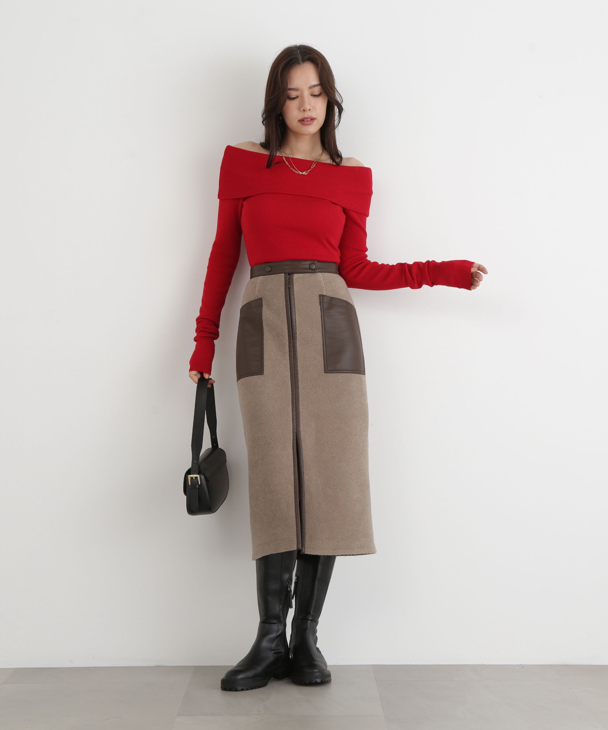  「◆ウールレットジップスカート」|スカート|