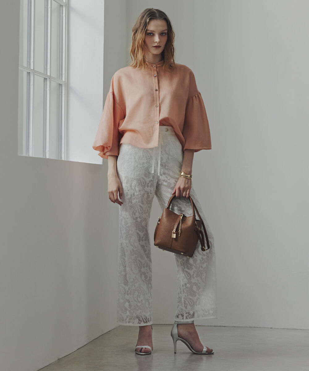  「ギャザーバルーンスリーブブラウス」|シャツ・ブラウス|