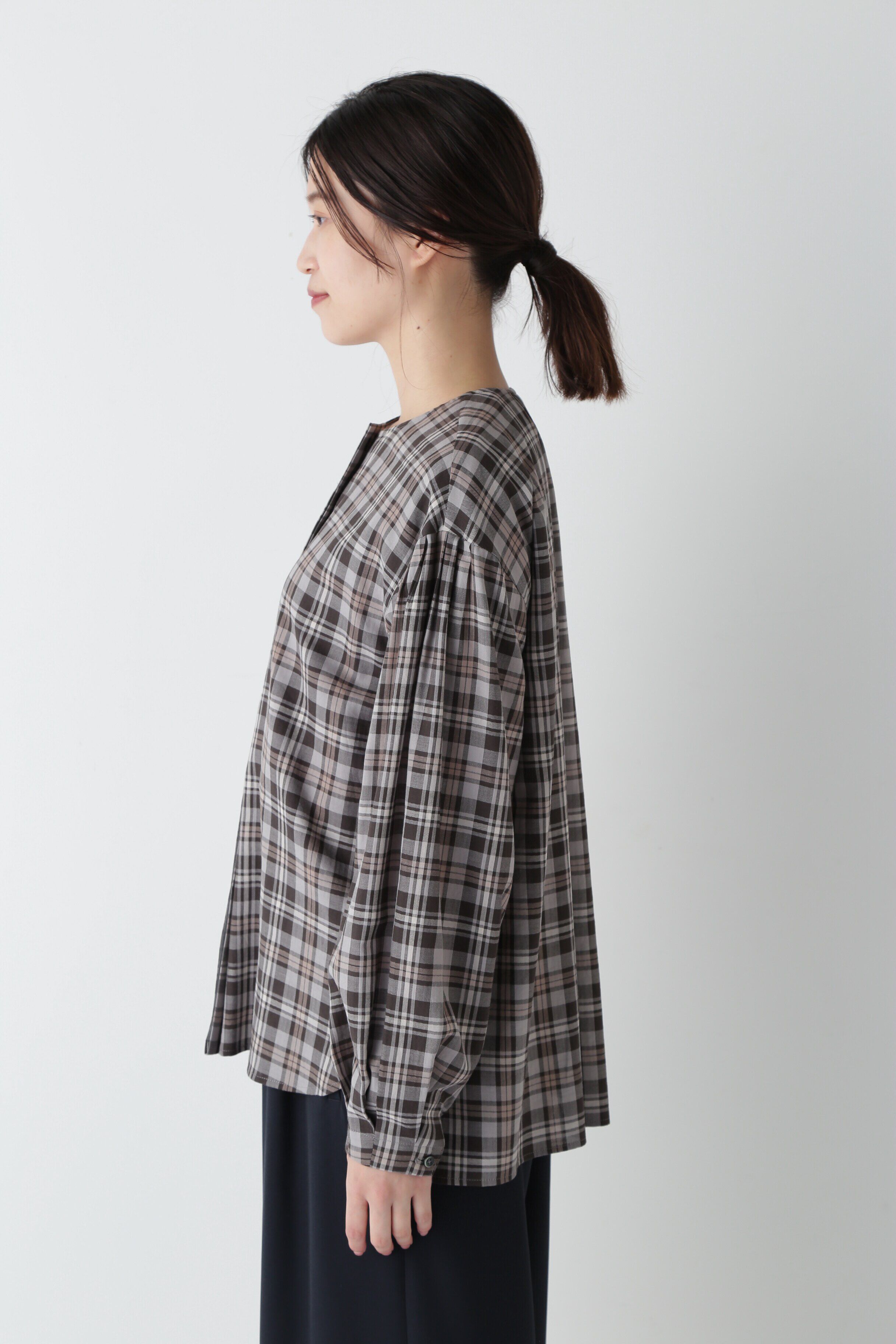  「◆オリジナルチェックシャツブラウス」|シャツ・ブラウス|