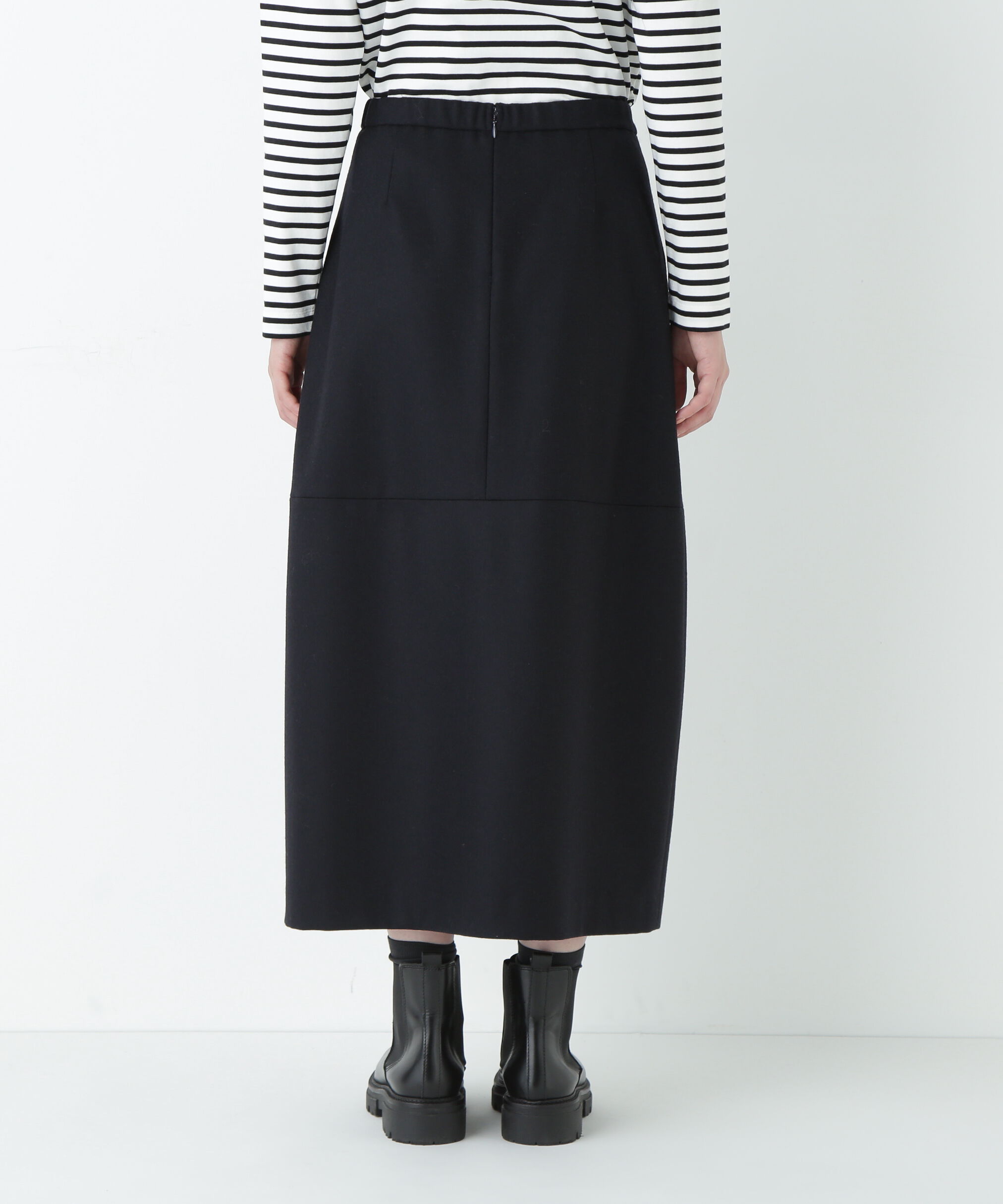  「ウールサキソニーコクーンスカート」|スカート|