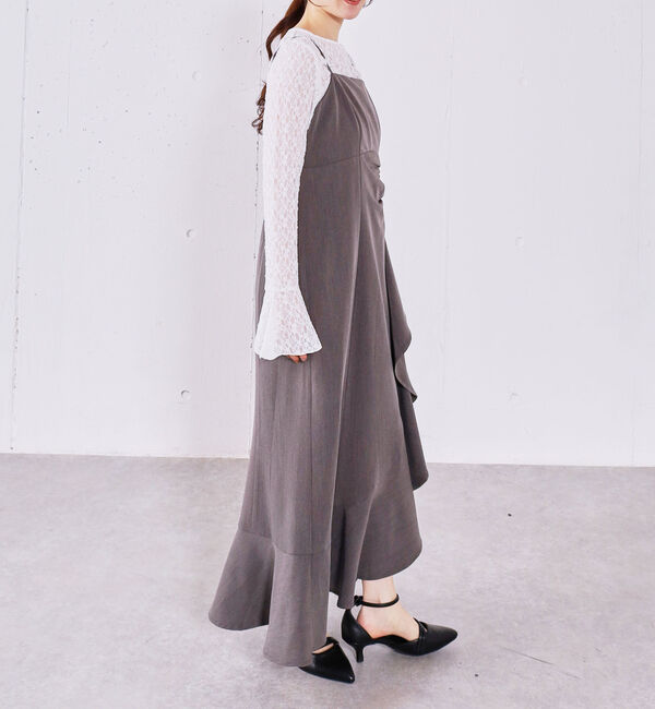 archives「フレアスリーブレーストップス」|Tシャツ・カットソー|