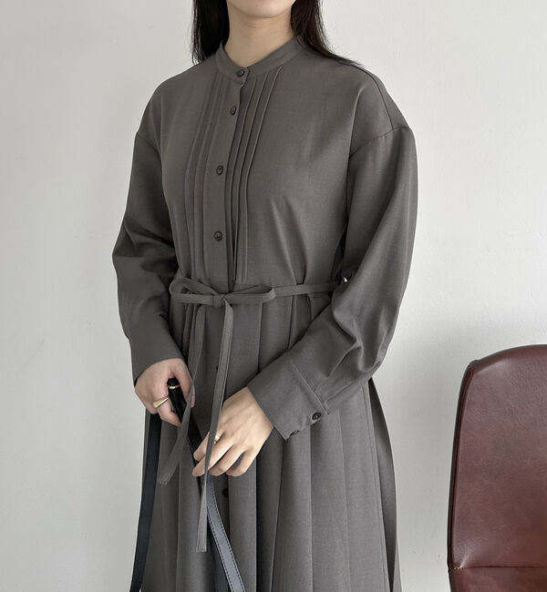 Doux archives「ピンタックプリーツワンピース」|ワンピース|