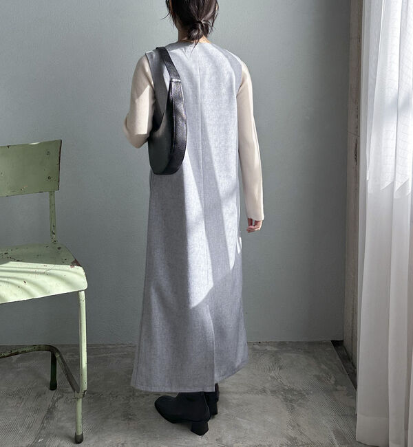 Doux archives「フロントジップジャンスカ」|ジャンパースカート|