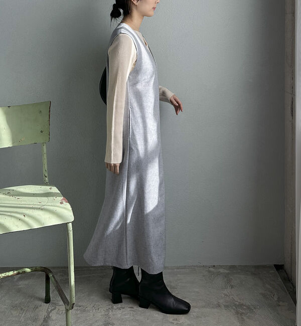 Doux archives「フロントジップジャンスカ」|ジャンパースカート|