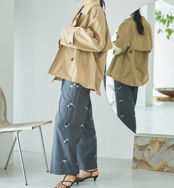 Doux archives「ミドルトレンチコート」|トレンチコート|