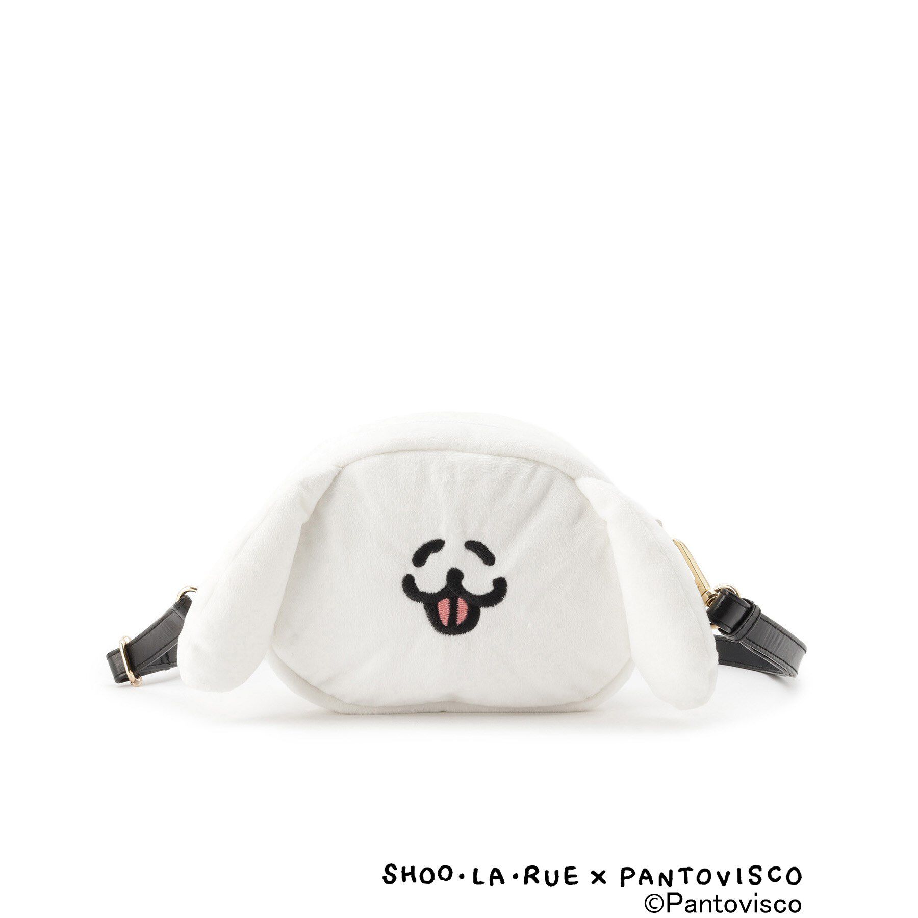 SHOO･LA･RUE「【パントビスコ／ぺろち】ぺろち立体顔型ポーチ」|ポーチ|