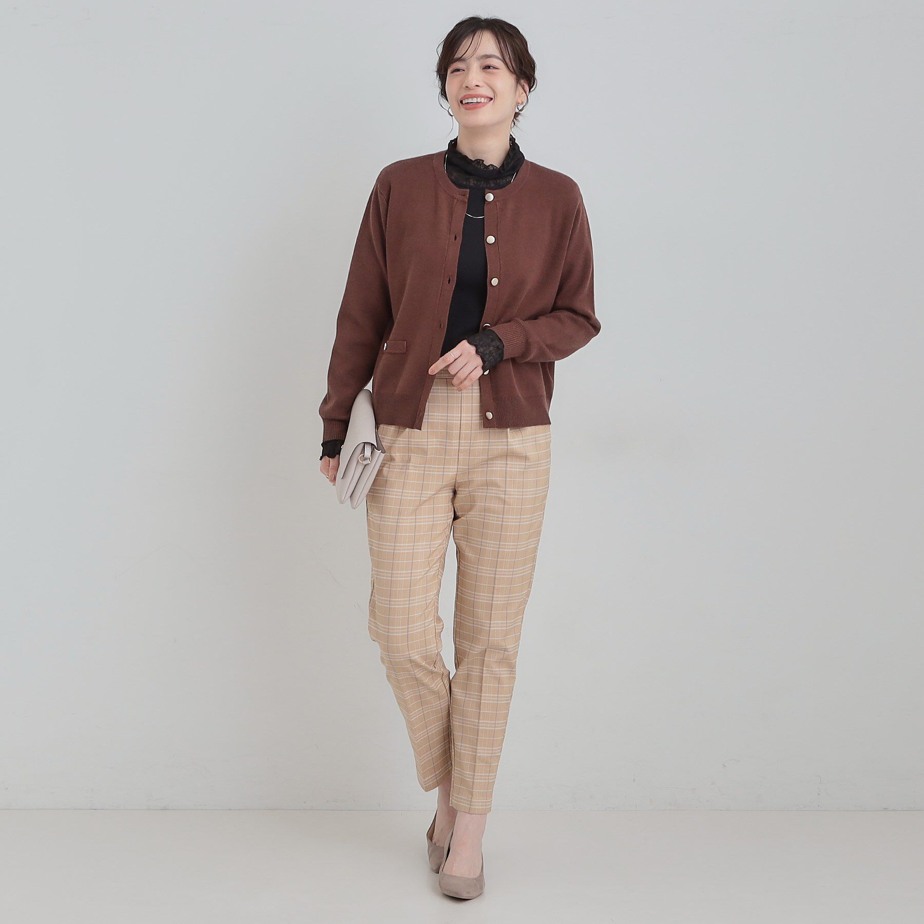 SHOO･LA･RUE「【洗濯機可】レイヤードスタイルに レース切り替えインナー」|Tシャツ・カットソー|