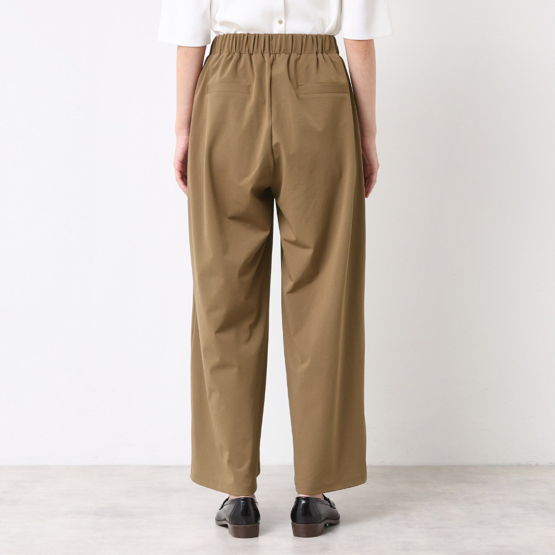 Dessin「【ウエストゴム・洗える】ストレッチワイドパンツ」|その他|