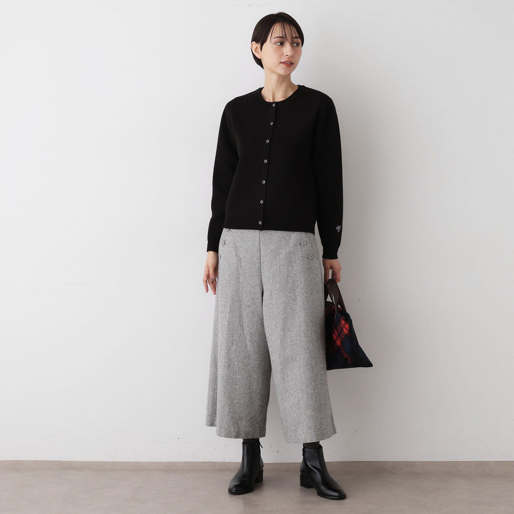 Dessin「【洗える】クルーネックカーディガン」|ニット・セーター|