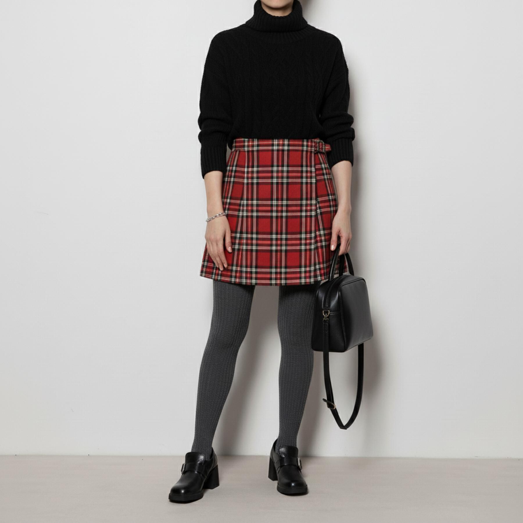 ESPERANZA「スクエアトゥベルトアンクルローファー」|パンプス|