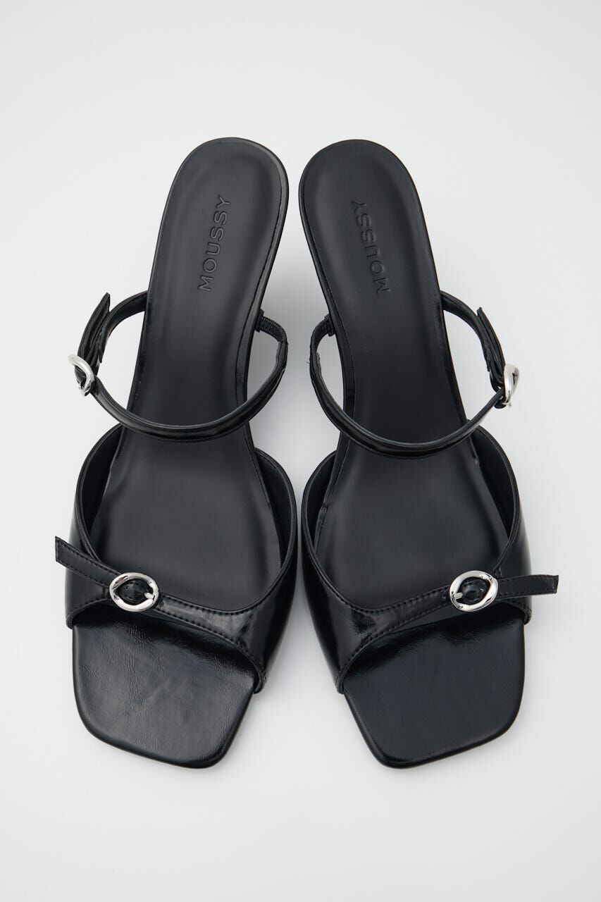 MOUSSY「DOUBLE BELTED WEDGE サンダル」|サンダル|BLK