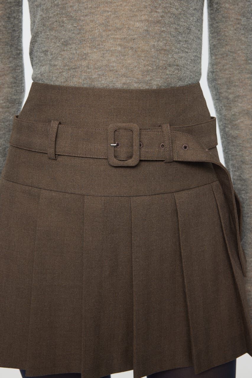 MOUSSY「LOW SLUNG PLEATED MINI スカート」|スカート|