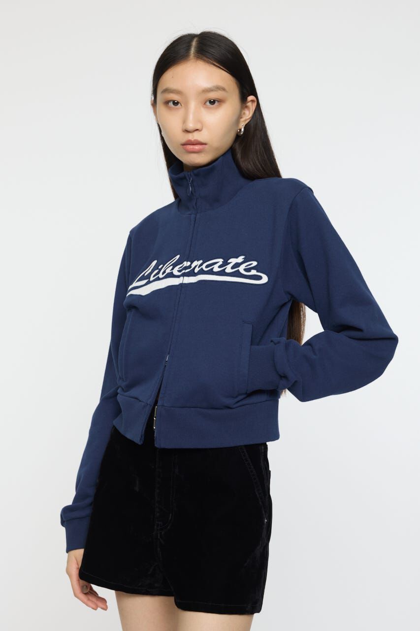 MOUSSY「VARSITY LOGO TRACK ジャケット」|Tシャツ・カットソー|