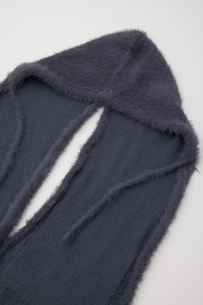 rienda「フード付きシャギーストール」|その他|