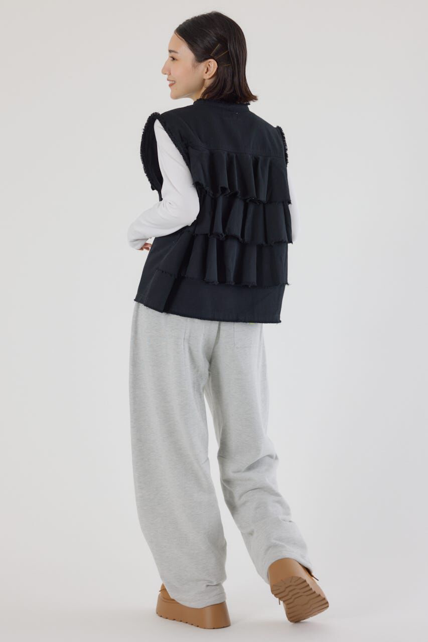 RODEO CROWNS「バックフリルベスト」|ダウンベスト・ベスト|