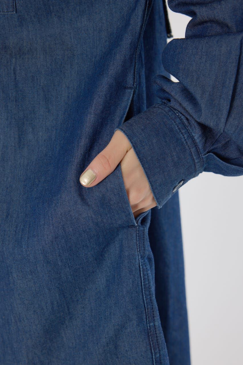 RODEO CROWNS「フード付きロゴシャツワンピース」|ワンピース|