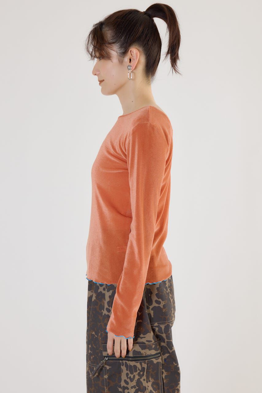 RODEO CROWNS「2WAYシアーベロアトップス」|Tシャツ・カットソー|