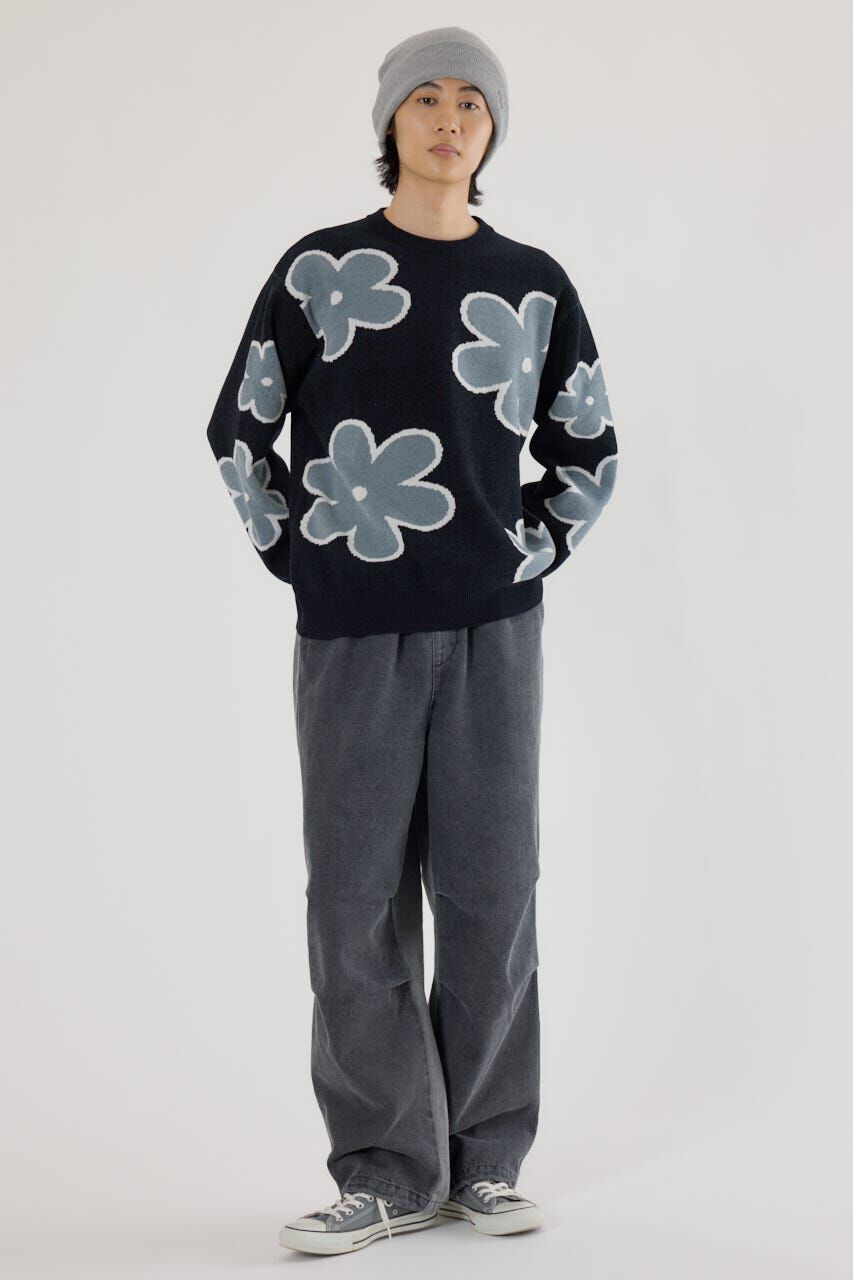 RODEO CROWNS「フラワーモールニットトップス」|ニット・セーター|