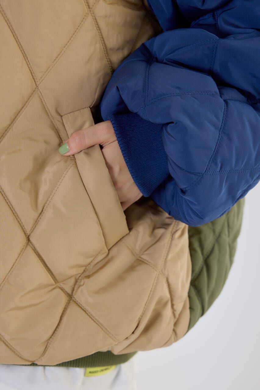 RODEO CROWNS「キルティングフードブルゾン」|ブルゾン・スタジャン|