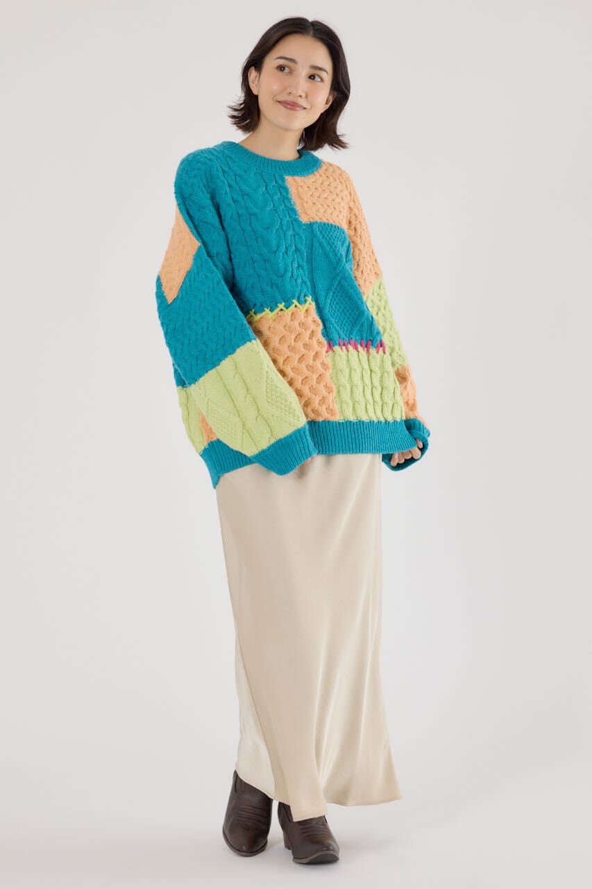 RODEO CROWNS「カスタムケーブルニット」|ニット・セーター|