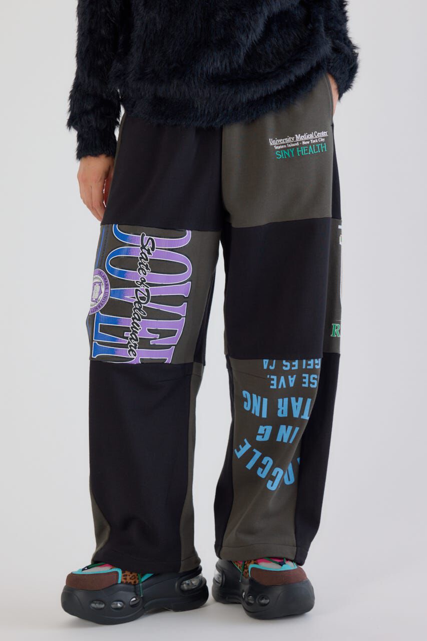 RODEO CROWNS「リメイクスウェットカーブパンツ」|その他|BLK