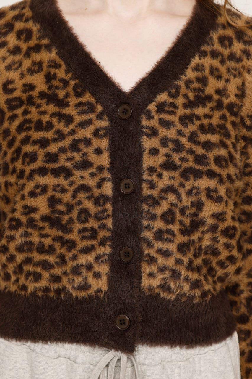 SLY「MINI SHAGGY V／N カーディガン」|カーディガン|