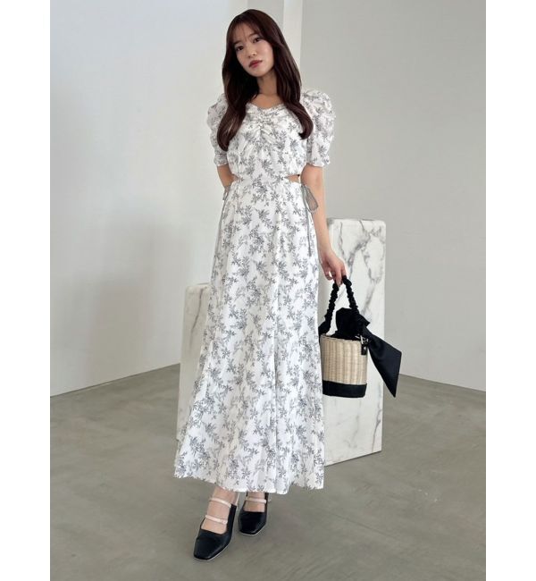 dazzlin「ウエストカットアウトパイピングワンピース」|ワンピース|