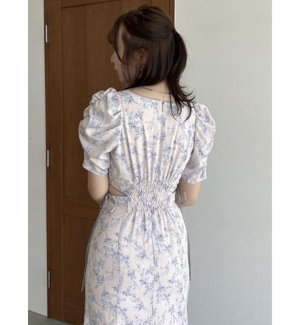 dazzlin「ウエストカットアウトパイピングワンピース」|ワンピース|