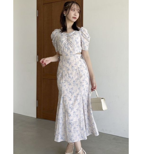 dazzlin「ウエストカットアウトパイピングワンピース」|ワンピース|