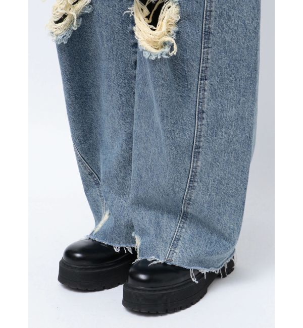 jouetie「【Something &times;PosTokyo】PANEL BALLON WIDE DENIM」|デニム|