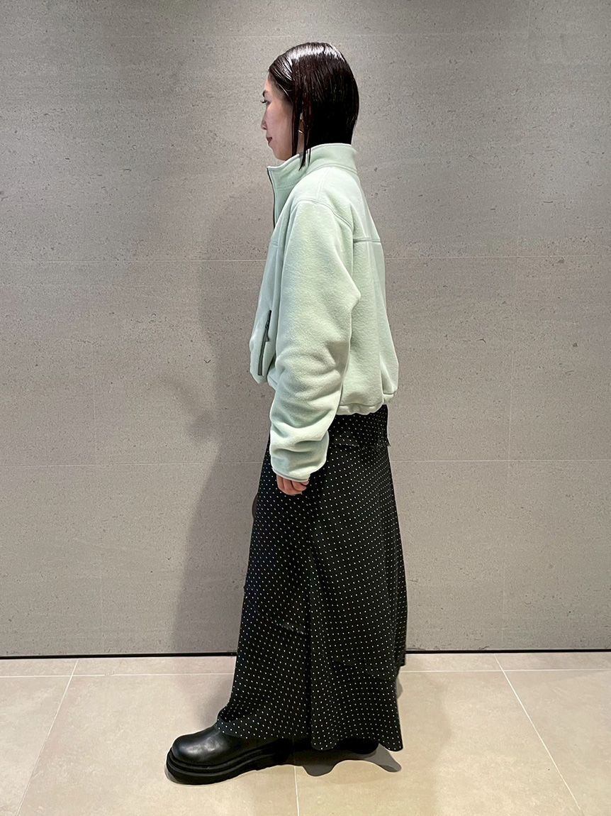 Mila Owen「ドットプリントスパイラルナロースカート」|スカート|