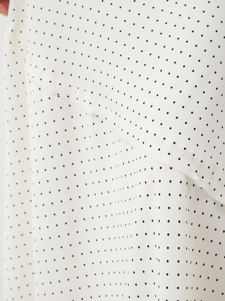 Mila Owen「ドットプリントスパイラルナロースカート」|スカート|