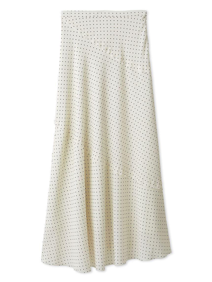Mila Owen「ドットプリントスパイラルナロースカート」|スカート|