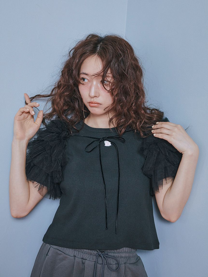 FURFUR「チュールボレロセットキャミドレス」|ドレス|