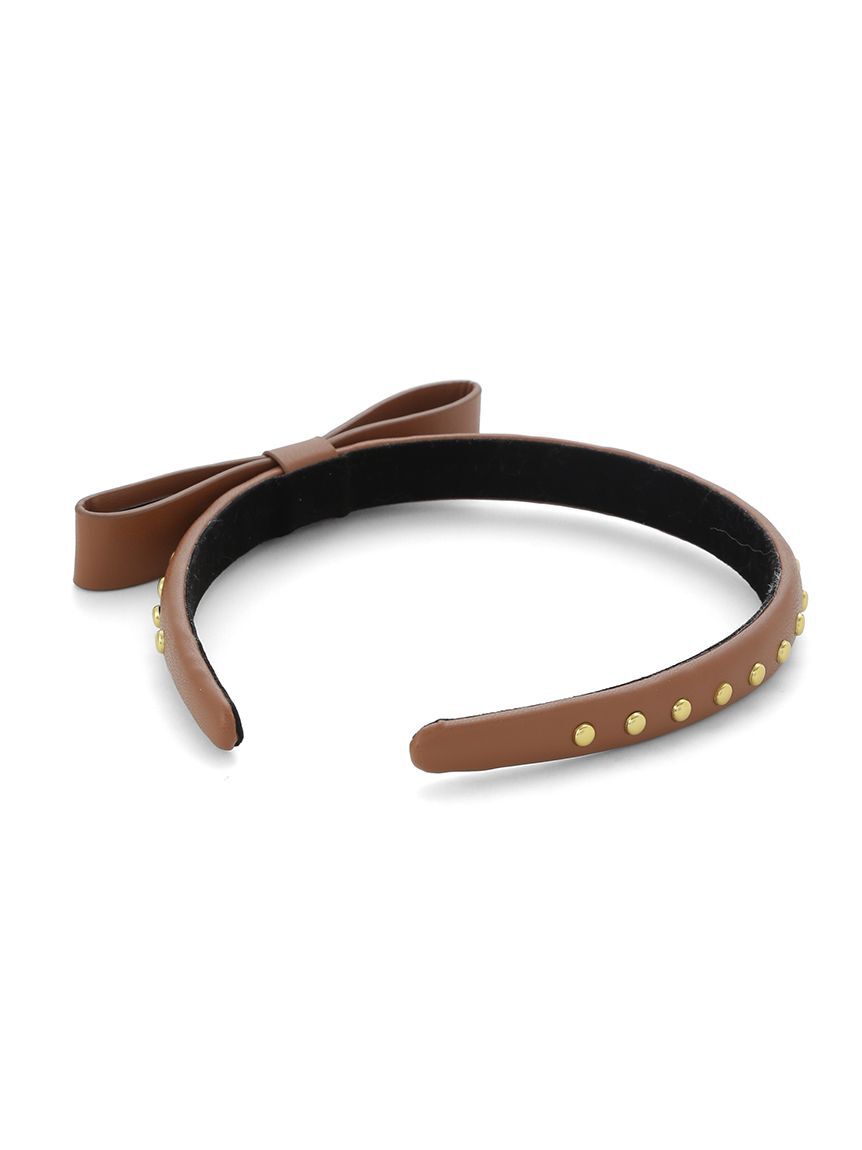 FURFUR「スタッズリボンカチューシャ」|ヘアバンド|