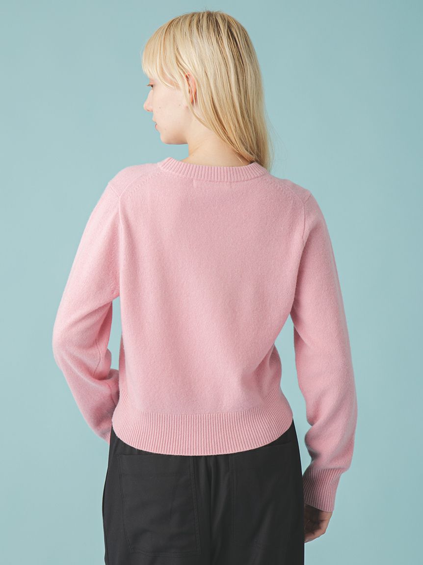 FURFUR「ロゴ刺繍クルーネックセーター」|ニット・セーター|