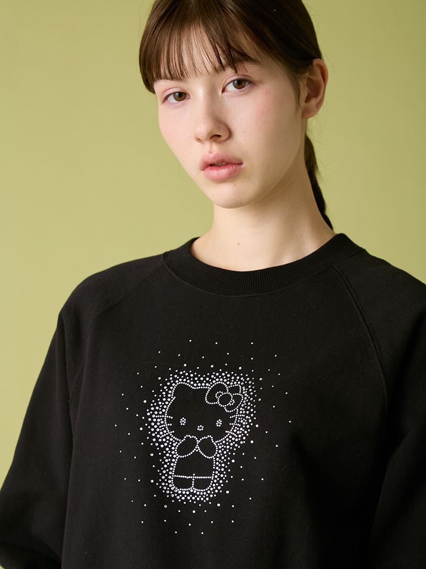 FURFUR「【WEB・一部店舗限定カラー】HELLO KITTYクリスタルスウェット」|スウェット・ジャージ|