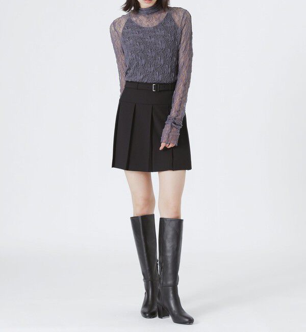  「プリーツミニスカート」|スカート|