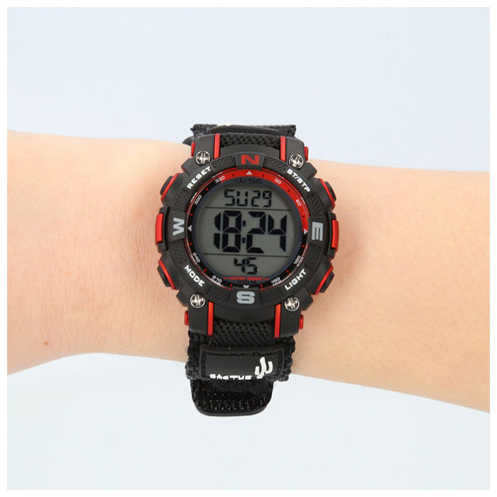 BACKYARD FAMILY「時計 キッズ カクタス CAC-104 通販 腕時計 デジタル デジタル時計 リストウォッチ 子供」|腕時計|