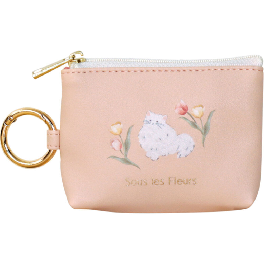 BACKYARD FAMILY「LABCLIP ラボクリップ パスポーチ 通販 ポーチ 小物入れ 化粧ポーチ コスメポーチ」|ポーチ|ピンク1