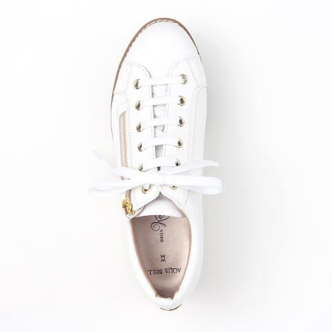 銀座かねまつ「RMJL2444STEWHT　【本革】【防水】【Eワイズ】アクアベルスニーカー」|スニーカー|