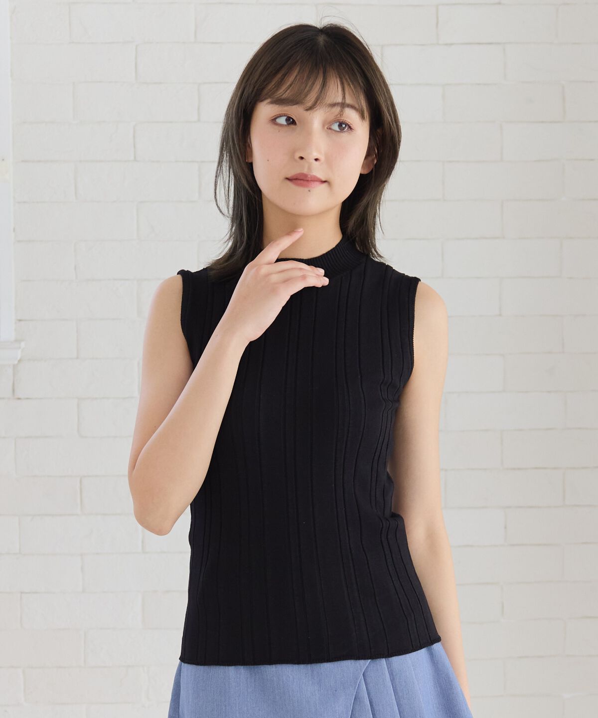 REDYAZEL「ランダムリブニット」|キャミソール|