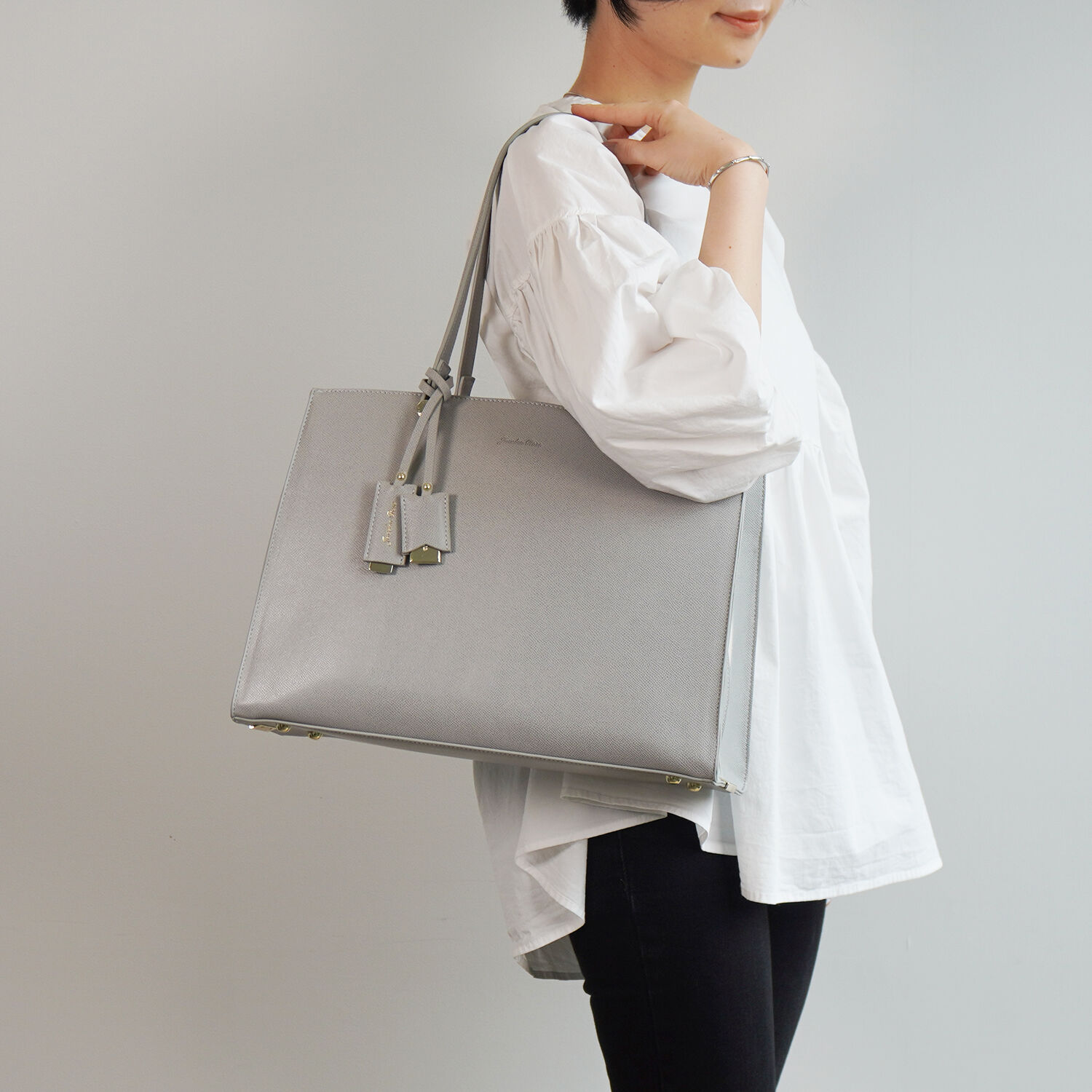 Jewelna Rose「ジュエルナローズ |ターミー トートバッグ A4サイズ  | 通勤 | きれいめ | 10758」|トートバッグ|