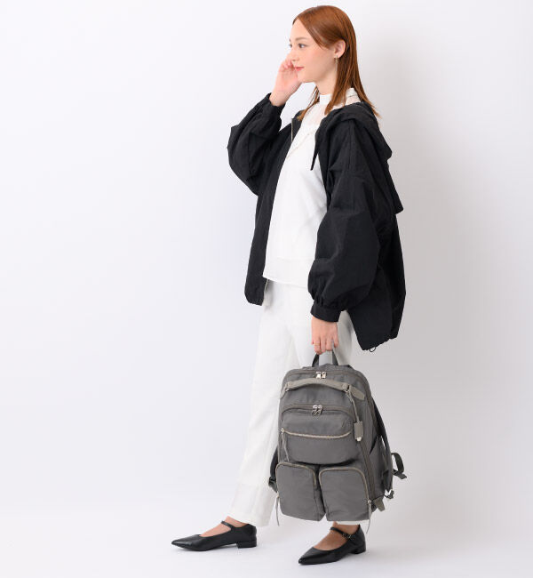 W&.Day/Night「W&.Day/Night ミュッケ オーガナイズドリュック A4サイズ 14.0インチPC収納 大容量 15576」|リュック|