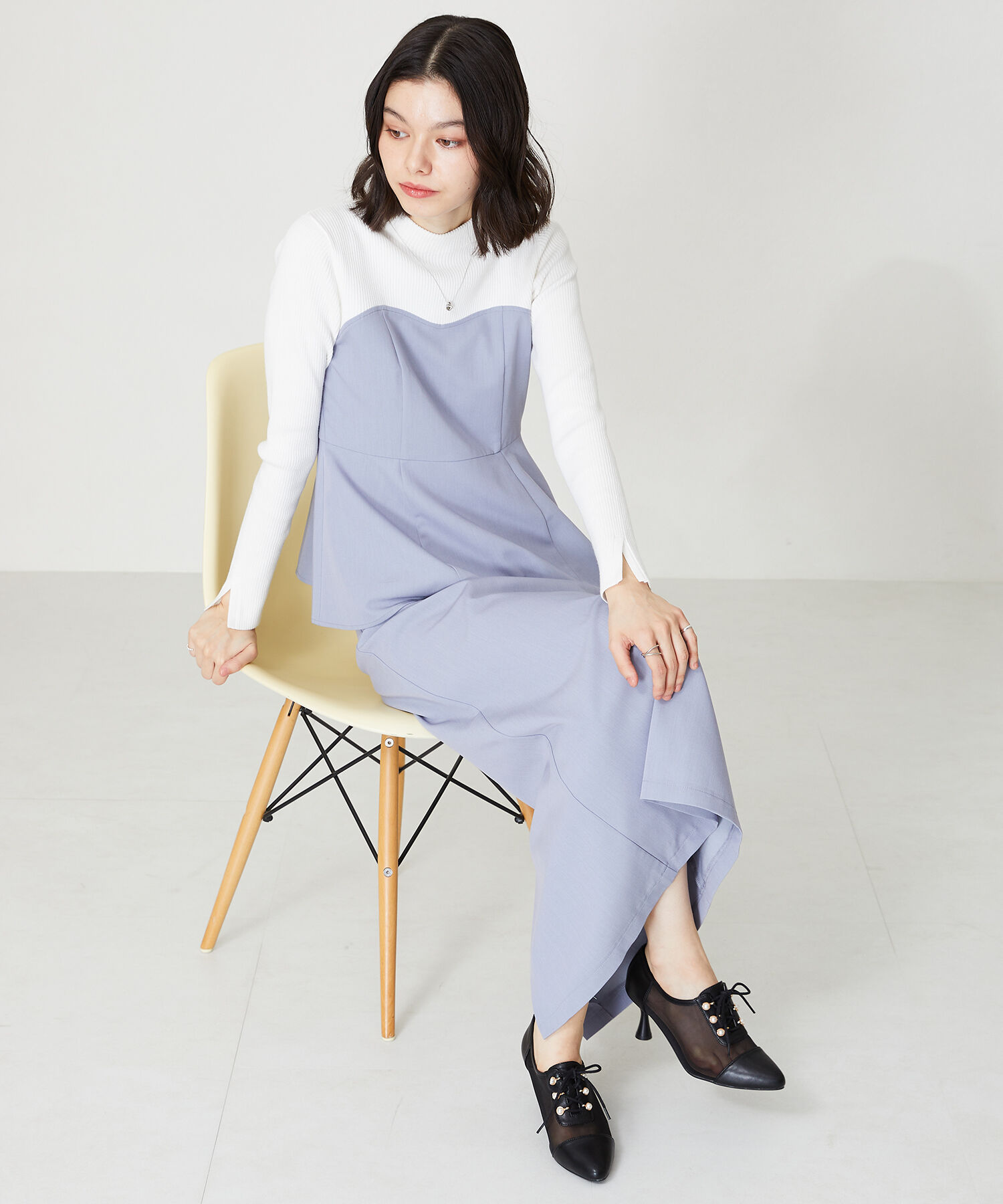 ORiental TRaffic「チュールレースアップパンプス/41105」|パンプス|