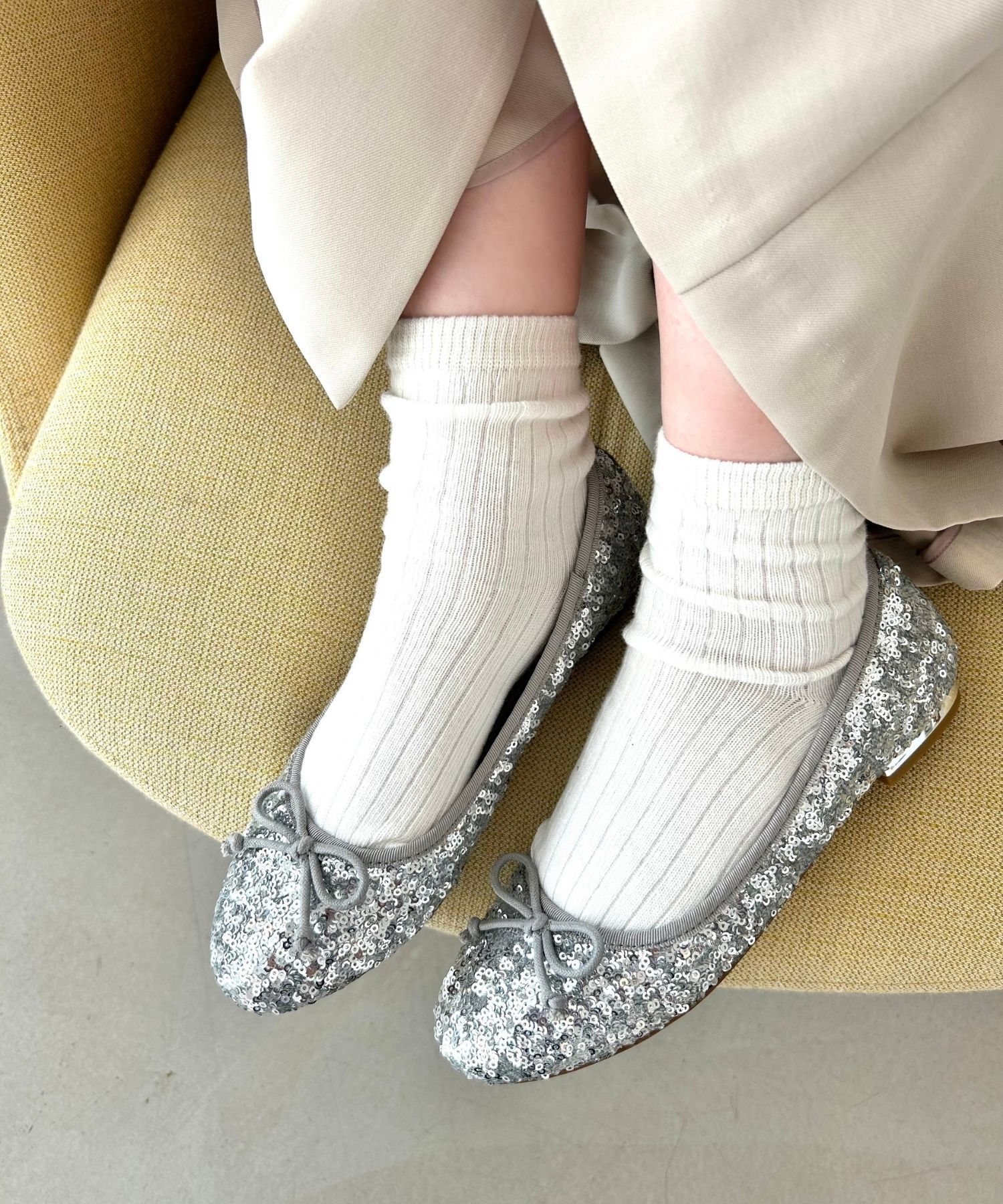 ORiental TRaffic「スパンコールバレエシューズ/41122」|パンプス|