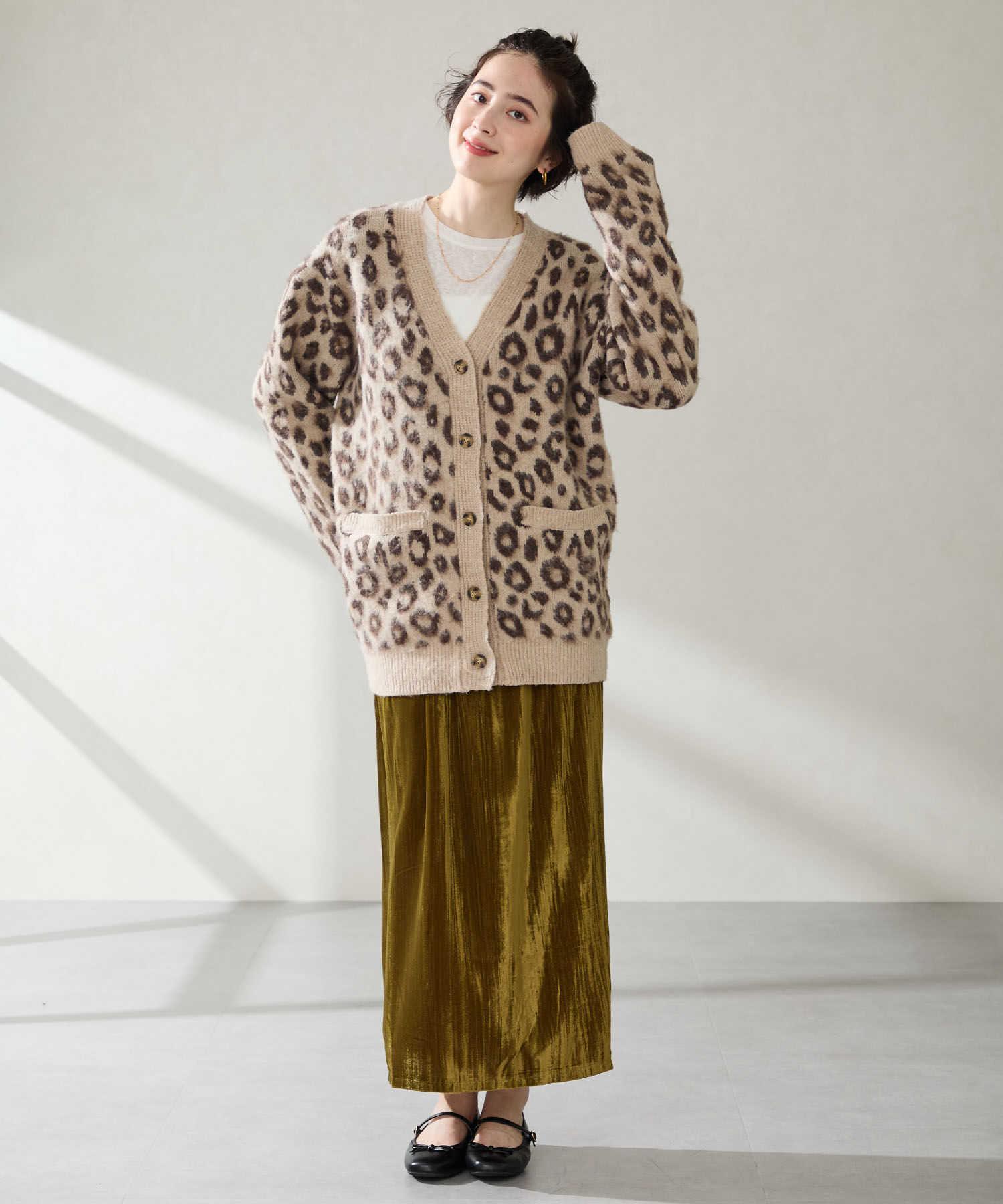 WA Oriental TRaffic「 メリージェーン バレエ パンプス /52313 防寒 起毛 ファー ゴムストラップ」|パンプス|