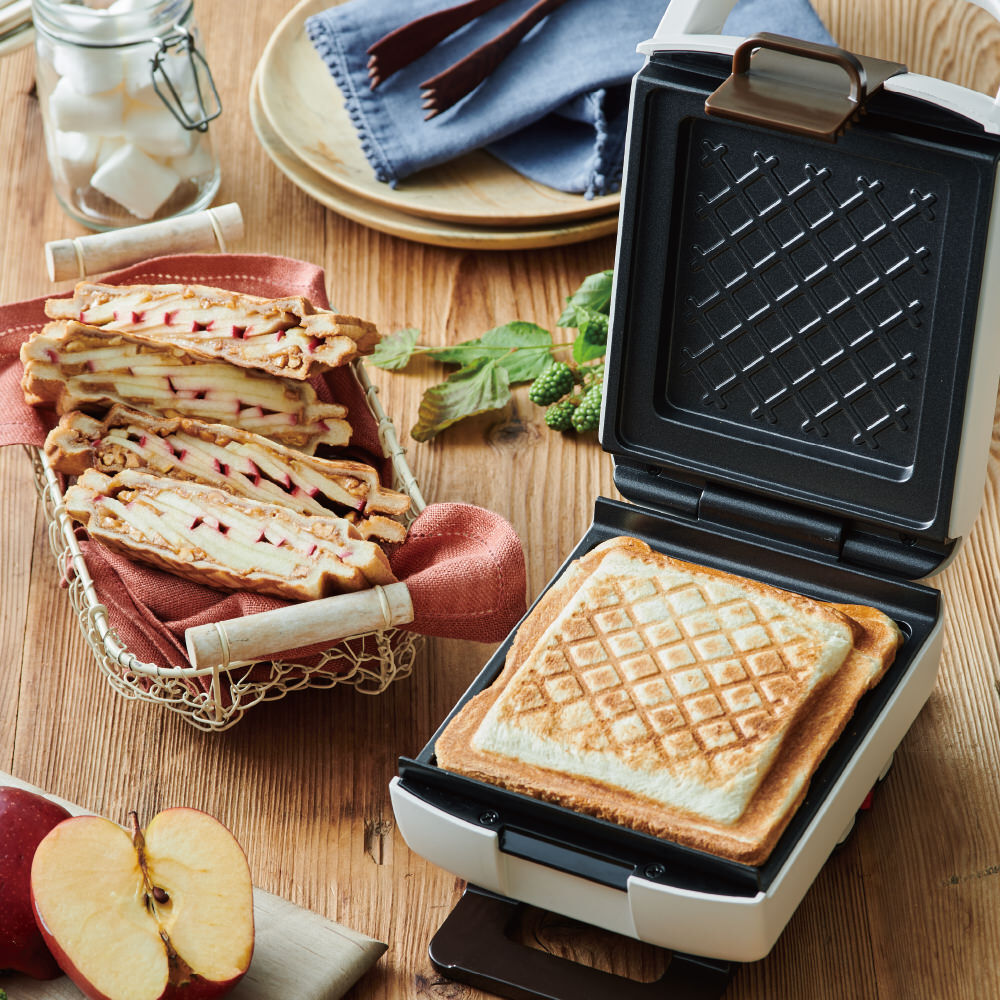 recolte「レコルト　プレスサンドメーカープラッド RPS-2 」|食器・キッチングッズ|マットホワイト